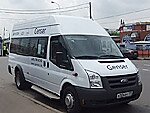 Бесплатный автобус Genser в пункт аренды автомобилей АрендаАвто-тнд на Новорязанском шоссе