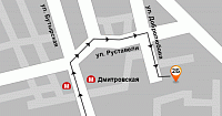Схема проезда в АрендаАвто-тнд